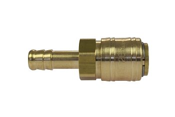 Rychlospojka s trnem pro hadici pr. 9 mm, mosazná - produktové foto