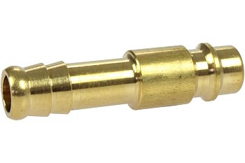 Vsuvka rychlospojky s trnem pro hadici pr. 6 mm, mosazná - produktové foto