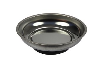 Magnetická miska, průměr 75 mm, nerezová - produktové foto