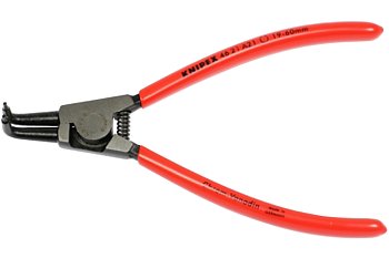Kleště na pojistné kroužky "seger" A21, vnější zahnuté, délka 170 mm, máčená izolace - produktové foto