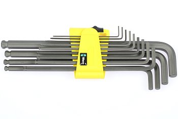 Klíče zástrčné Inbus 0,05 - 3/8", s koulí, sada 13 dílů, 950 PLK/13 SZ N - produktové foto