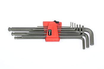 Klíče zástrčné Inbus 1,5 - 10 mm, BlackLaser, sada 9 dílů, 950 PKL/9 BM N - produktové foto