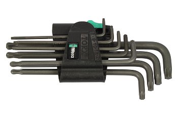 Klíče zástrčné Torx T8 - T40, s koulí, sda 9 dílů, 967 PKL/9 - produktové foto