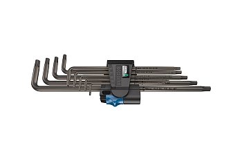 Klíče zástrčné Torx T8 - T40, extra dlouhé s přidržovací funkcí, sada 9 dílů, 967/9 TX XL HF 1 - produktové foto