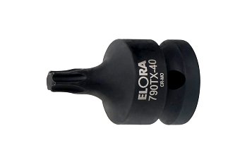 Hlavice zástrčná 1/2", Torx T40, tvrzená - produktové foto