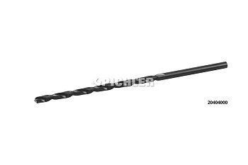Vrták spirálový broušený HSS, průměr 4,0 mm, délka 118 mm, ze sady 107-90417800 - produktové foto
