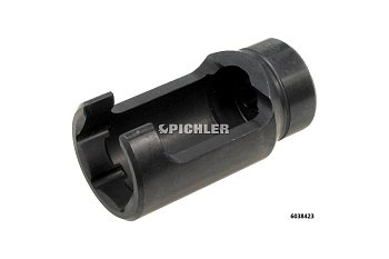 Hlavice nástrčná 1/2" 30 mm, na demontáž magnetu vstřikovače - produktové foto