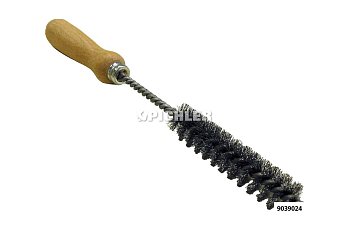 Kartáč ocelový pr. 20x100 mm na čištění stěn hlavy v místě styku se vstřikem, s rukojetí - produktové foto