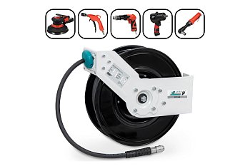 Buben navíjecí automatický s hadicí 15 m + 1,5 m - produktové foto
