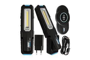 Lampa montážní COB LED 5 W, kloubová s magnetem, akumulátorová - produktové foto