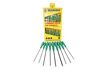 Šroubováky Torx T8 - T40, vrtané, sada 9 dílů, 2615R - produktové foto