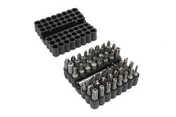Bity 1/4", PL - PH - PZ - Inbus - Torx - speciální, sada 49 dílů - produktové foto