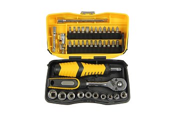 Gola sada 1/4", 6ti hran 4 - 12 mm, 39 dílů - produktové foto